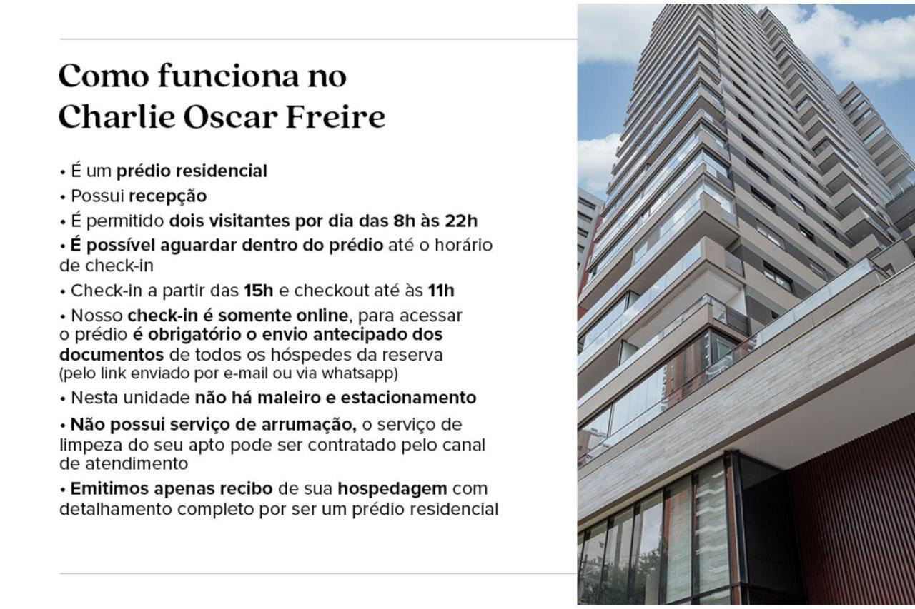 상파울루 Charlie Oscar Freire 아파트 외부 사진